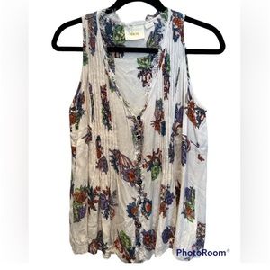 Anthropologie Maeve sleeveless shirt size S